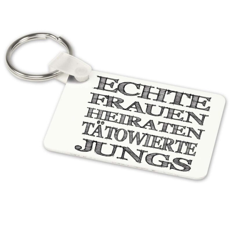 Bild von   alu schluesselanhaenger weissjpg | Individuelle 🎁 persönliche 🎁 personalisierte Geschenke bedruckt ▪ bestickt ▪ graviert