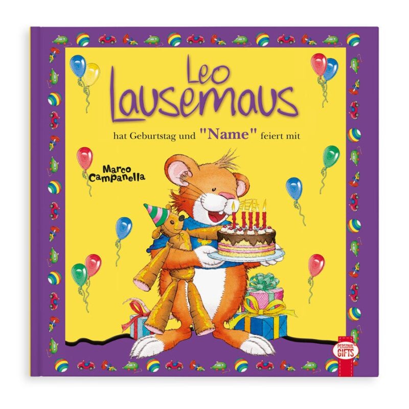 Bild von   kinderbuch mit namen leo laujpg | Individuelle 🎁 persönliche 🎁 personalisierte Geschenke bedruckt ▪ bestickt ▪ graviert
