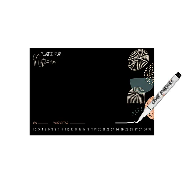 Bild von   chalkboard wochenplaner ajpg | Individuelle 🎁 persönliche 🎁 personalisierte Geschenke bedruckt ▪ bestickt ▪ graviert
