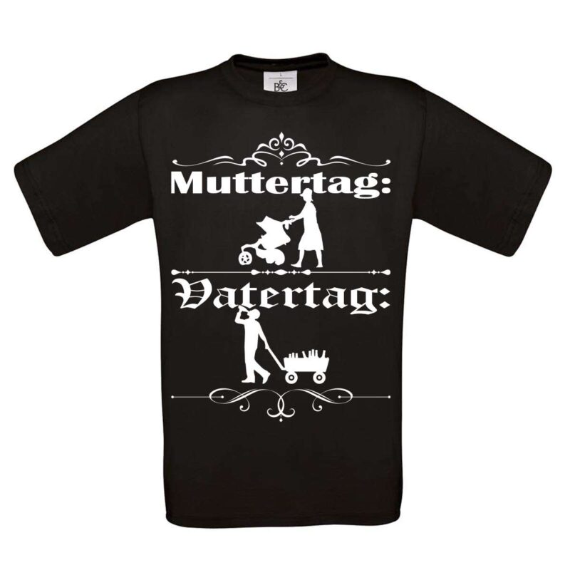 Bild von   herren t shirt modell vatertajpg | Individuelle 🎁 persönliche 🎁 personalisierte Geschenke bedruckt ▪ bestickt ▪ graviert
