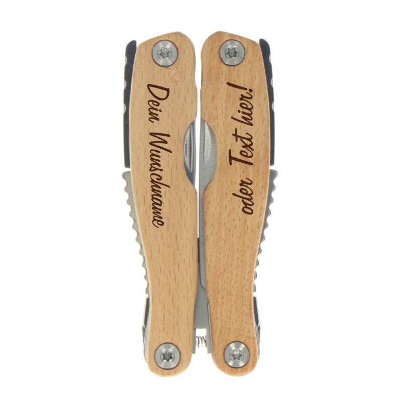 Bild von   multi tool wood mit wunschgravjpg | Individuelle 🎁 persönliche 🎁 personalisierte Geschenke bedruckt ▪ bestickt ▪ graviert