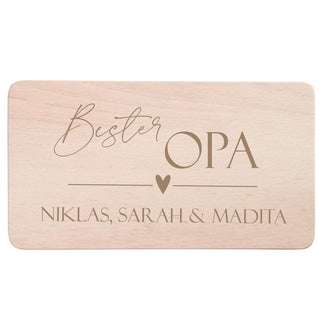 Bild von   fruehstuecksbrett bester opa mjpg | Individuelle 🎁 persönliche 🎁 personalisierte Geschenke bedruckt ▪ bestickt ▪ graviert