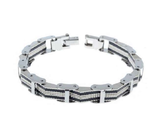 Bild von   stylisches edelstahlarmbandjpg | Individuelle 🎁 persönliche 🎁 personalisierte Geschenke bedruckt ▪ bestickt ▪ graviert