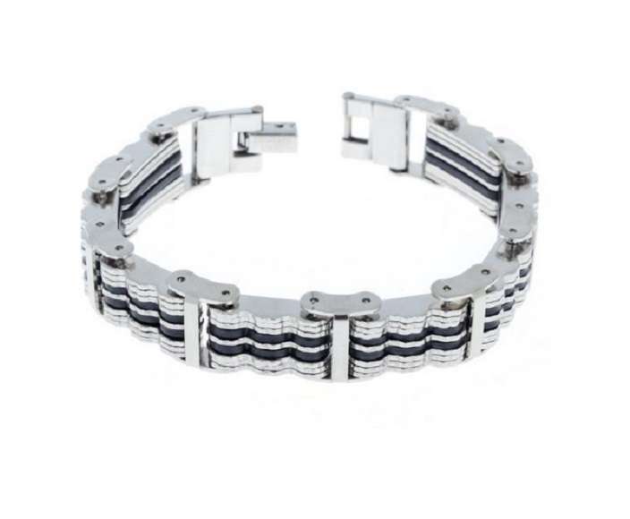 Bild von   stylisches edelstahlarmbandjpg | Individuelle 🎁 persönliche 🎁 personalisierte Geschenke bedruckt ▪ bestickt ▪ graviert