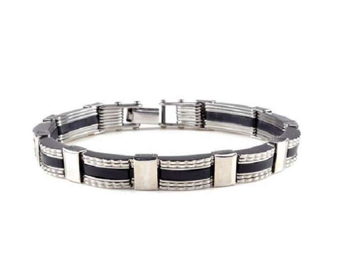Bild von   stylisches edelstahlarmbandjpg | Individuelle 🎁 persönliche 🎁 personalisierte Geschenke bedruckt ▪ bestickt ▪ graviert