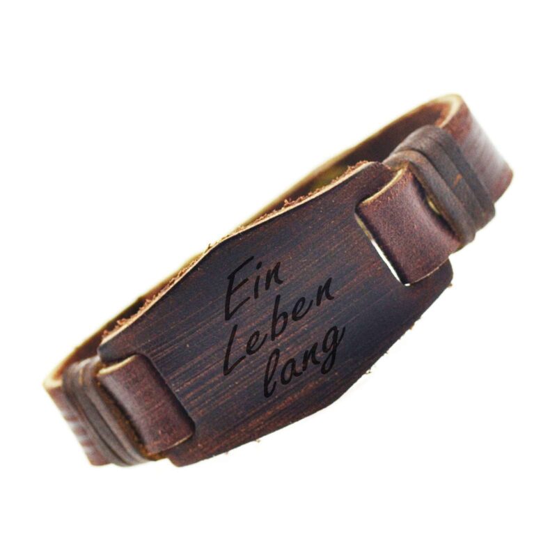 Bild von   leder armband mit druckknopf jpg | Individuelle 🎁 persönliche 🎁 personalisierte Geschenke bedruckt ▪ bestickt ▪ graviert