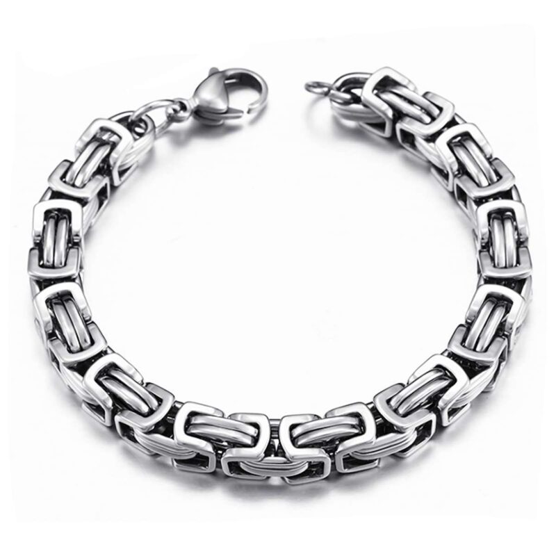 Bild von   edelstahlarmband silberfarbijpg | Individuelle 🎁 persönliche 🎁 personalisierte Geschenke bedruckt ▪ bestickt ▪ graviert