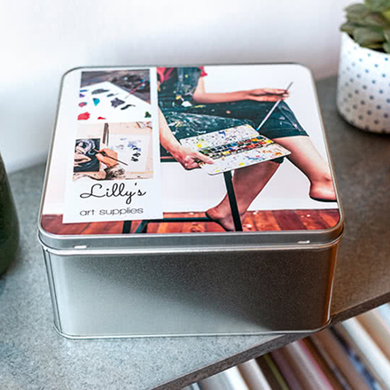 Bild von   alubox quadratischjpg | Individuelle 🎁 persönliche 🎁 personalisierte Geschenke bedruckt ▪ bestickt ▪ graviert