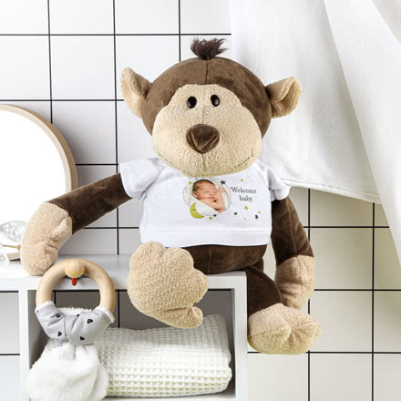 Bild von   stofftier affejpg | Individuelle 🎁 persönliche 🎁 personalisierte Geschenke bedruckt ▪ bestickt ▪ graviert