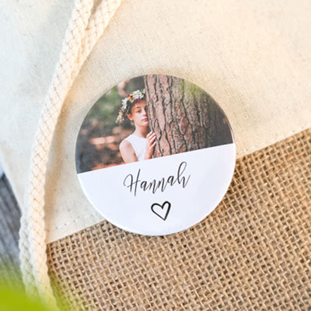 Bild von   foto button gross er setjpg | Individuelle 🎁 persönliche 🎁 personalisierte Geschenke bedruckt ▪ bestickt ▪ graviert