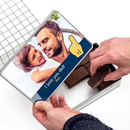 Bild von   keksdose rechteckigjpg | Individuelle 🎁 persönliche 🎁 personalisierte Geschenke bedruckt ▪ bestickt ▪ graviert