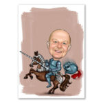 Bild von   erstellung karikatur pferde rijpg | Individuelle 🎁 persönliche 🎁 personalisierte Geschenke bedruckt ▪ bestickt ▪ graviert