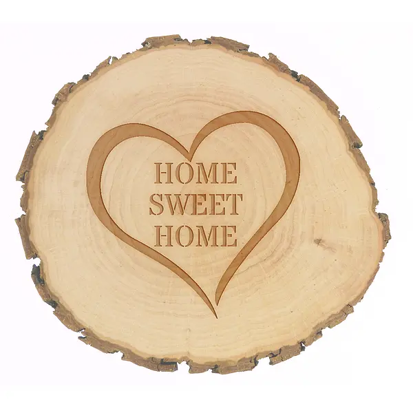 Bild von   holzdeko home sweet home grajpg | Individuelle 🎁 persönliche 🎁 personalisierte Geschenke bedruckt ▪ bestickt ▪ graviert