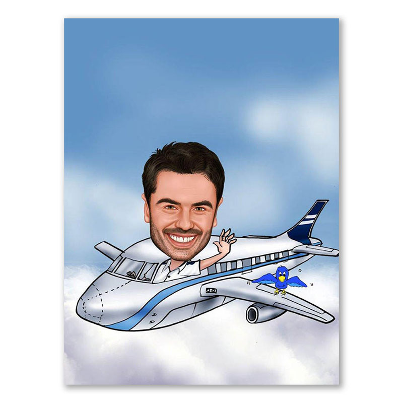 Bild von   erstellung karikatur jumbo capjpg | Individuelle 🎁 persönliche 🎁 personalisierte Geschenke bedruckt ▪ bestickt ▪ graviert