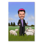 Bild von   erstellung karikatur schaeferjpg | Individuelle 🎁 persönliche 🎁 personalisierte Geschenke bedruckt ▪ bestickt ▪ graviert