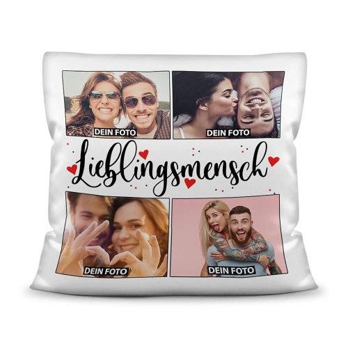 Bild von   kissen fotocollage lieblinjpg | Individuelle 🎁 persönliche 🎁 personalisierte Geschenke bedruckt ▪ bestickt ▪ graviert