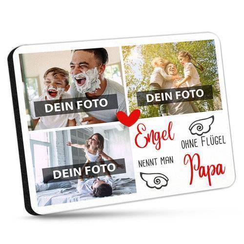 Bild von   mousepad fuer papa mit fotos ujpg | Individuelle 🎁 persönliche 🎁 personalisierte Geschenke bedruckt ▪ bestickt ▪ graviert