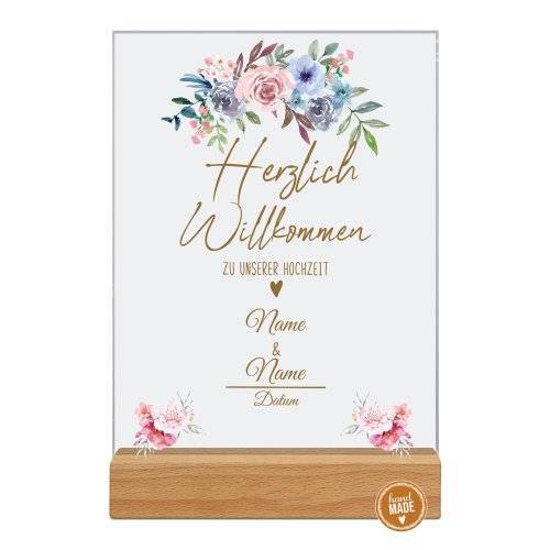 Bild von   acrylaufsteller als tischdekojpg | Individuelle 🎁 persönliche 🎁 personalisierte Geschenke bedruckt ▪ bestickt ▪ graviert