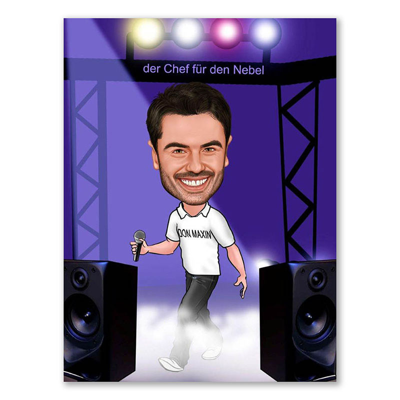 Bild von   erstellung karikatur mann aufjpg | Individuelle 🎁 persönliche 🎁 personalisierte Geschenke bedruckt ▪ bestickt ▪ graviert