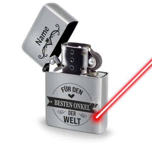 Bild von   benzin feuerzeug mit name bejpg | Individuelle 🎁 persönliche 🎁 personalisierte Geschenke bedruckt ▪ bestickt ▪ graviert