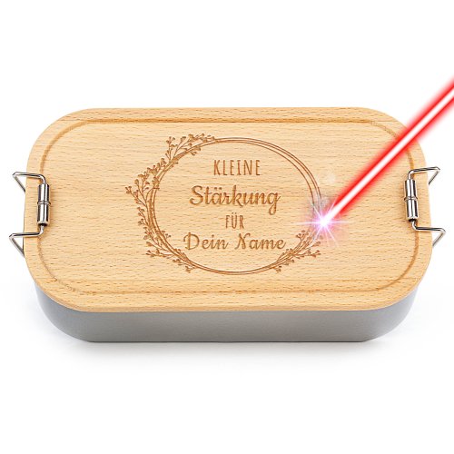 Bild von   brotdose kleine staerkungjpg | Individuelle 🎁 persönliche 🎁 personalisierte Geschenke bedruckt ▪ bestickt ▪ graviert