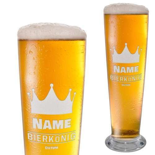 Bild von   graviertes bierglas mit namejpg | Individuelle 🎁 persönliche 🎁 personalisierte Geschenke bedruckt ▪ bestickt ▪ graviert