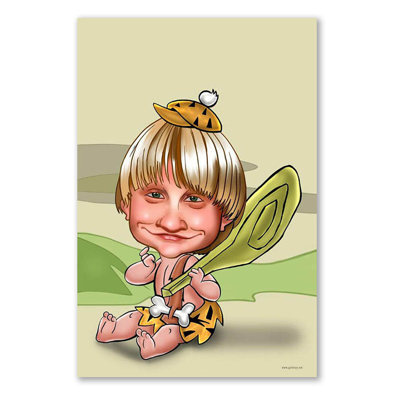 Bild von   erstellung karikatur hoehlenmejpg | Individuelle 🎁 persönliche 🎁 personalisierte Geschenke bedruckt ▪ bestickt ▪ graviert