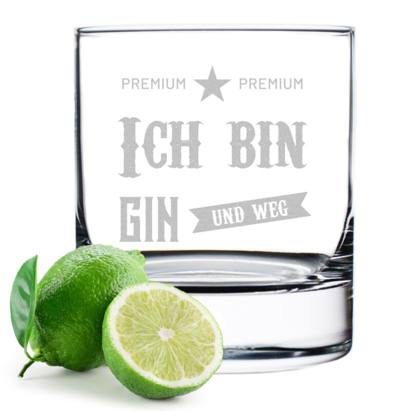 Bild von   ginglas mit spruchjpg | Individuelle 🎁 persönliche 🎁 personalisierte Geschenke bedruckt ▪ bestickt ▪ graviert