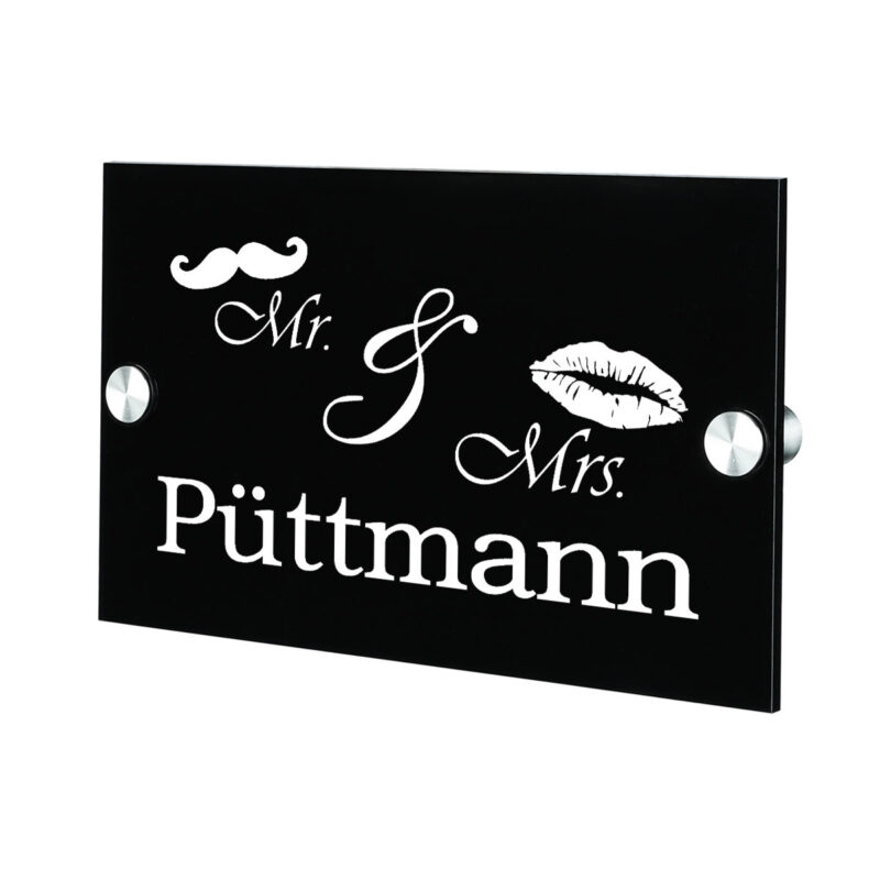Bild von   plexiglas acryltafel tuerschiljpg | Individuelle 🎁 persönliche 🎁 personalisierte Geschenke bedruckt ▪ bestickt ▪ graviert