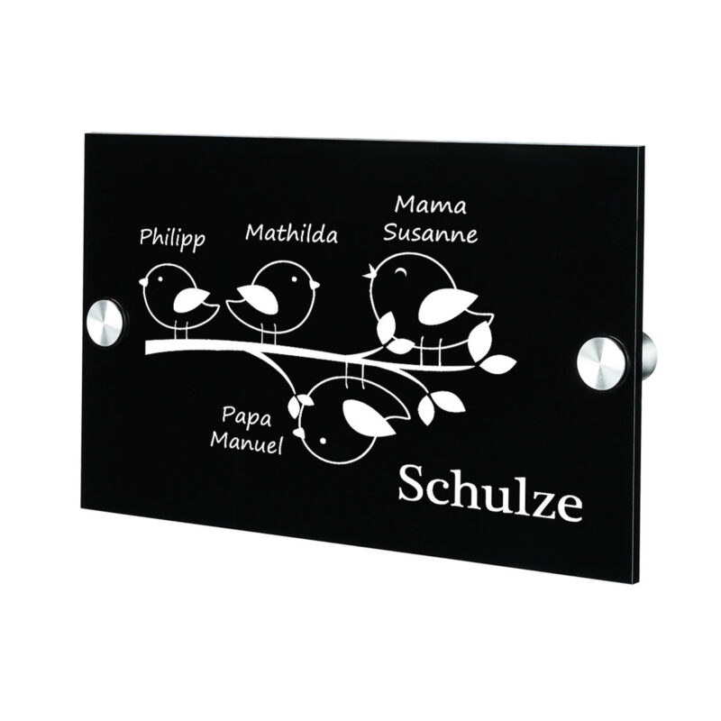 Bild von   plexiglas acryltafel tuerschiljpg | Individuelle 🎁 persönliche 🎁 personalisierte Geschenke bedruckt ▪ bestickt ▪ graviert