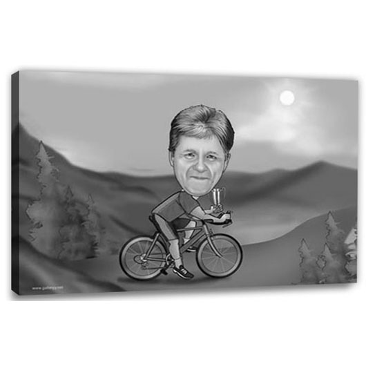 Bild von   erstellung karikatur biker imjpg | Individuelle 🎁 persönliche 🎁 personalisierte Geschenke bedruckt ▪ bestickt ▪ graviert