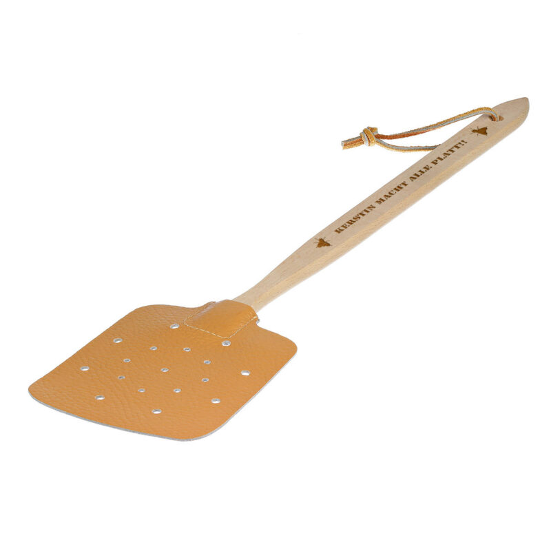 Bild von   fliegenklatsche aus holz mit gjpg | Individuelle 🎁 persönliche 🎁 personalisierte Geschenke bedruckt ▪ bestickt ▪ graviert