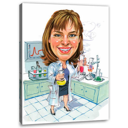 Bild von   erstellung karikatur chemie cjpg | Individuelle 🎁 persönliche 🎁 personalisierte Geschenke bedruckt ▪ bestickt ▪ graviert
