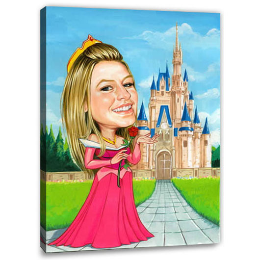 Bild von   erstellung karikatur schloss mjpg | Individuelle 🎁 persönliche 🎁 personalisierte Geschenke bedruckt ▪ bestickt ▪ graviert