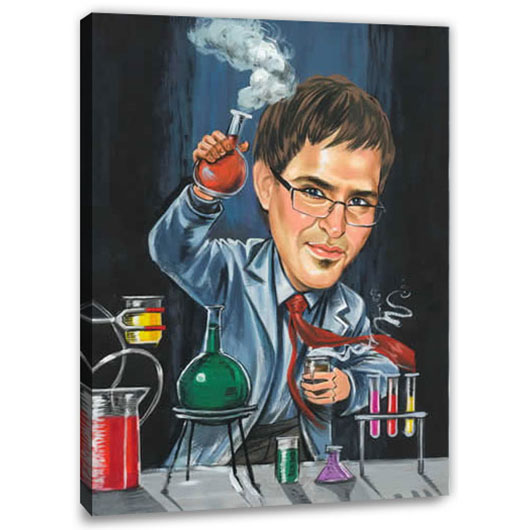 Bild von   erstellung karikatur chemie prjpg | Individuelle 🎁 persönliche 🎁 personalisierte Geschenke bedruckt ▪ bestickt ▪ graviert