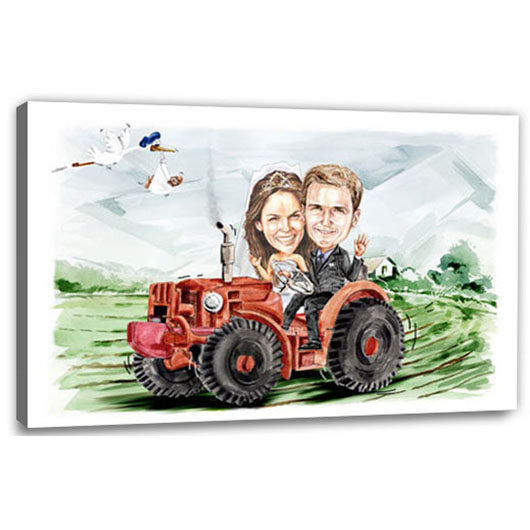 Bild von   erstellung karikatur hochzeitjpg | Individuelle 🎁 persönliche 🎁 personalisierte Geschenke bedruckt ▪ bestickt ▪ graviert