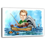 Bild von   erstellung karikatur petri heijpg | Individuelle 🎁 persönliche 🎁 personalisierte Geschenke bedruckt ▪ bestickt ▪ graviert
