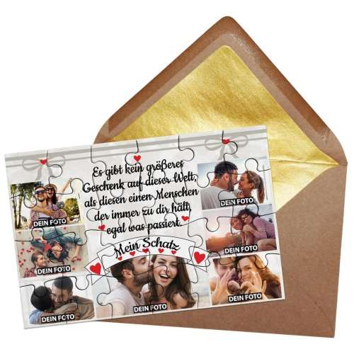 Bild von   foto puzzle mit sieben fotos ujpg | Individuelle 🎁 persönliche 🎁 personalisierte Geschenke bedruckt ▪ bestickt ▪ graviert