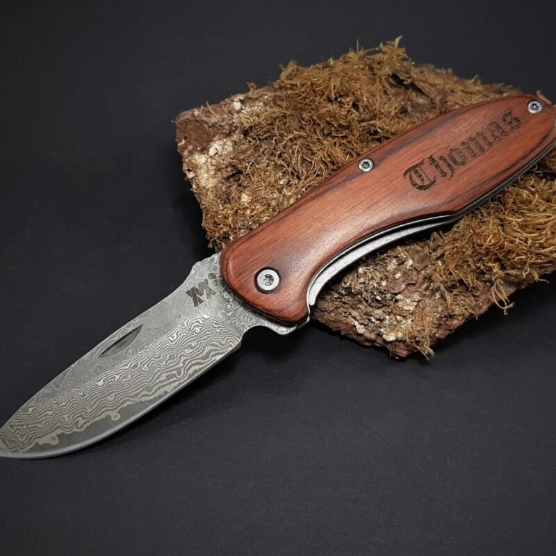Bild von   damaszener taschenmesser pjpg | Individuelle 🎁 persönliche 🎁 personalisierte Geschenke bedruckt ▪ bestickt ▪ graviert