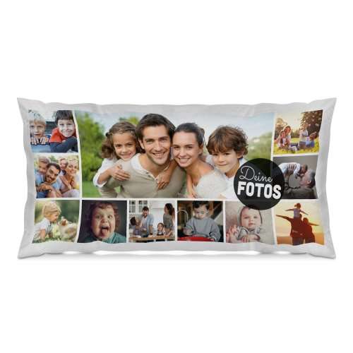 Bild von   xxl kissen mit fotocollage fuejpg | Individuelle 🎁 persönliche 🎁 personalisierte Geschenke bedruckt ▪ bestickt ▪ graviert