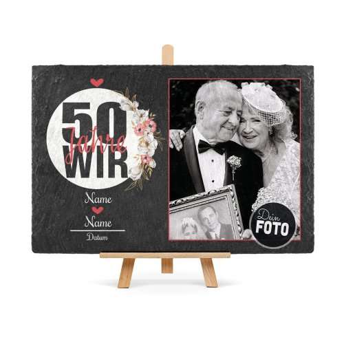 Bild von   foto auf schieferstein  jajpg | Individuelle 🎁 persönliche 🎁 personalisierte Geschenke bedruckt ▪ bestickt ▪ graviert