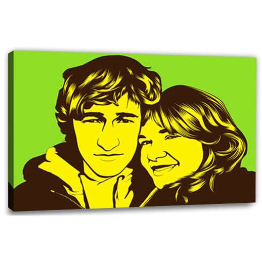 Bild von   pop art  warhol pure  wujpg | Individuelle 🎁 persönliche 🎁 personalisierte Geschenke bedruckt ▪ bestickt ▪ graviert