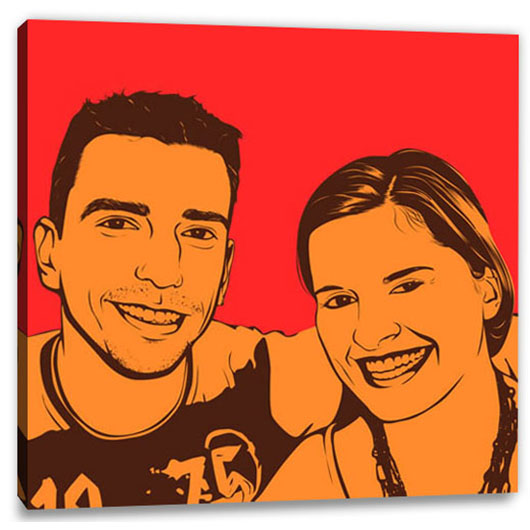 Bild von   pop art  warhol pure  wujpg | Individuelle 🎁 persönliche 🎁 personalisierte Geschenke bedruckt ▪ bestickt ▪ graviert