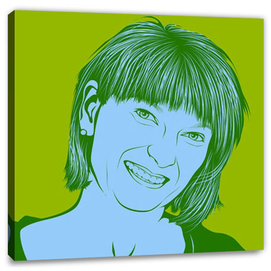 Bild von   pop art  warhol pure  wujpg | Individuelle 🎁 persönliche 🎁 personalisierte Geschenke bedruckt ▪ bestickt ▪ graviert