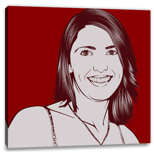 Bild von   pop art  warhol pure  wujpg | Individuelle 🎁 persönliche 🎁 personalisierte Geschenke bedruckt ▪ bestickt ▪ graviert