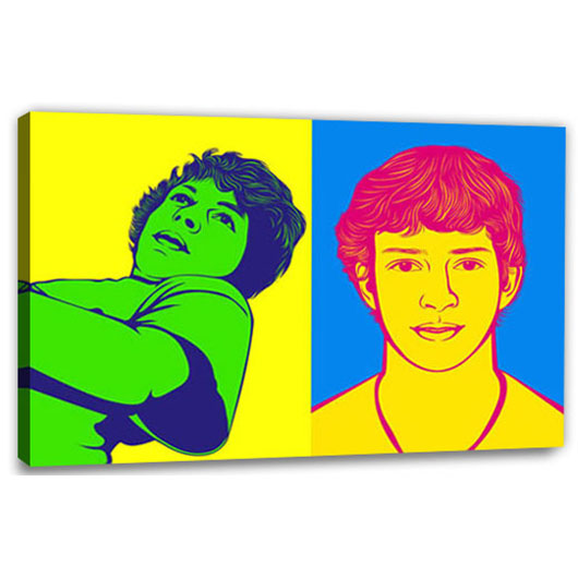 Bild von   pop art  warhol pure  wujpg | Individuelle 🎁 persönliche 🎁 personalisierte Geschenke bedruckt ▪ bestickt ▪ graviert