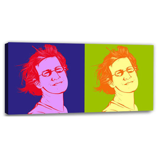 Bild von   pop art  warhol pure  wujpg | Individuelle 🎁 persönliche 🎁 personalisierte Geschenke bedruckt ▪ bestickt ▪ graviert