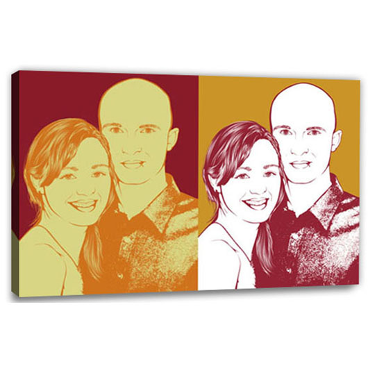 Bild von   pop art  warhol pure  wujpg | Individuelle 🎁 persönliche 🎁 personalisierte Geschenke bedruckt ▪ bestickt ▪ graviert