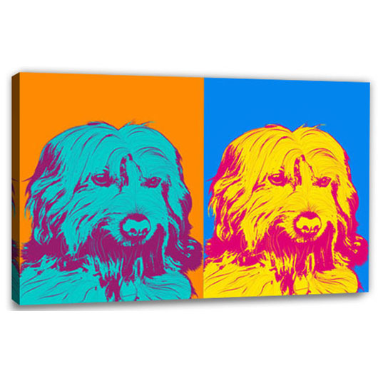 Bild von   pop art  warhol pure  wujpg | Individuelle 🎁 persönliche 🎁 personalisierte Geschenke bedruckt ▪ bestickt ▪ graviert