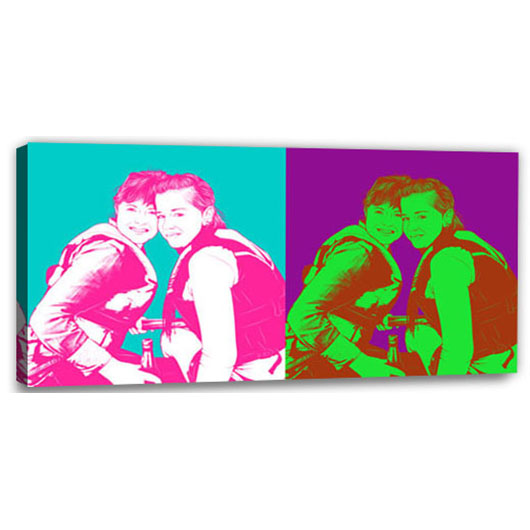 Bild von   pop art  warhol pure  wujpg | Individuelle 🎁 persönliche 🎁 personalisierte Geschenke bedruckt ▪ bestickt ▪ graviert